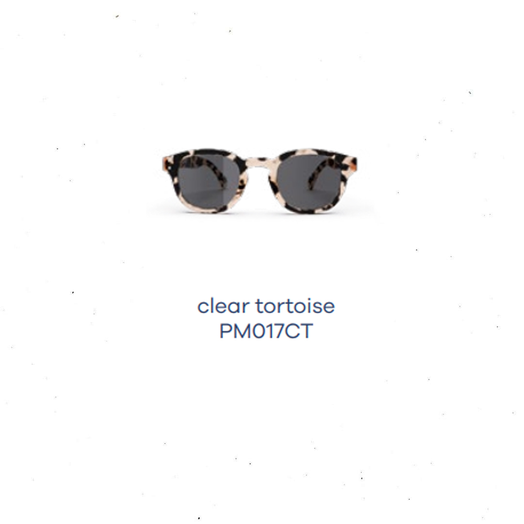 POPME SUNGLASSES ROMA CLEAR TORTOISE